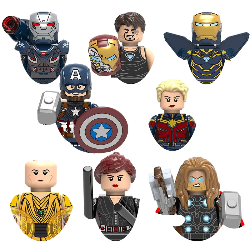 

Disney Anime Building Blocks Iron 1293 Man Spider Captain Man Action Figures Educational Bricks Diy Toys Gifts For Children