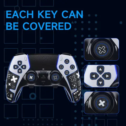 Противоскользящие ручки для контроллера PS5 DualSense Edge Hrusitoo