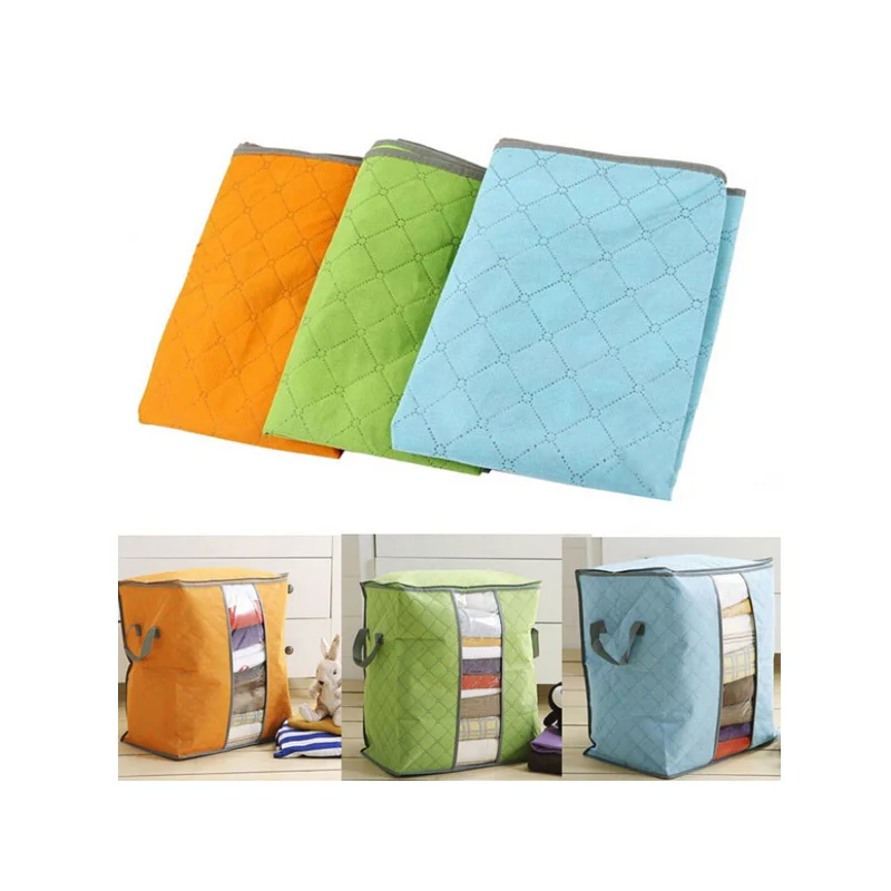 

Складная сумка для хранения, портативный пыленепроницаемый органайзер для одежды, сумка из нетканого материала для гардероба, сумки для хранения, бытовой контейнер, аксессуары