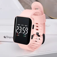2022 womens wristwatch led watch new fashion waterproof digital clock most sold pink girls watch for ladies relogio femini