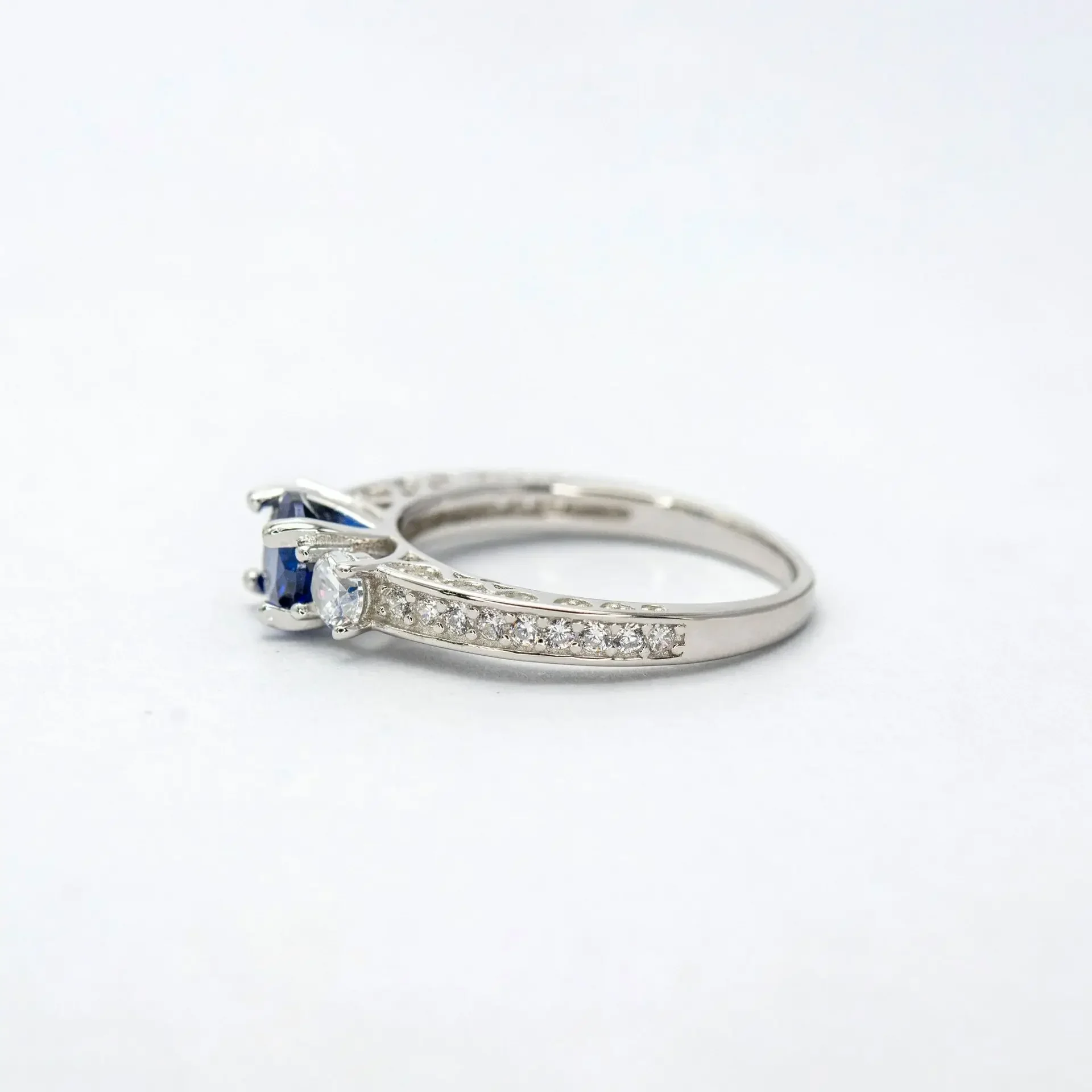 Ювелирные изделия из стерлингового серебра S925 дизайнерское кольцо на шпильке