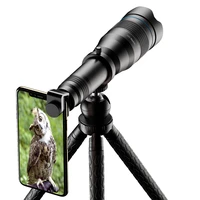 apexel hot selling 60x50 monocular mobile phone telescope lenses optical zoom 60x telephoto smartphone camera lens