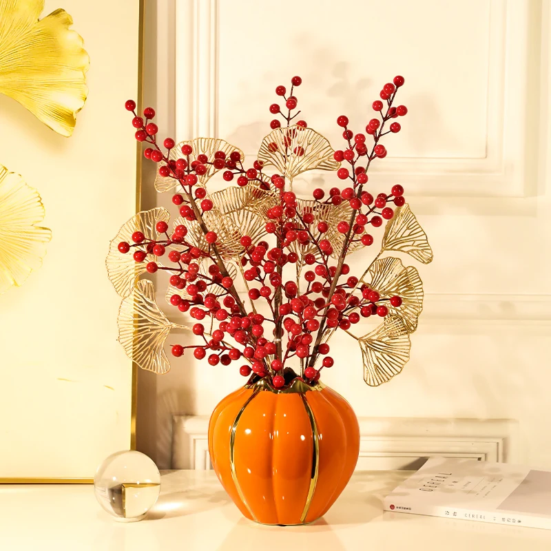 

Nordic Mini Ceramic Vases Interior Chinese Aesthetic Design Vases Luxury Floreros Decorativos Moderno Aesthetic Room Decor