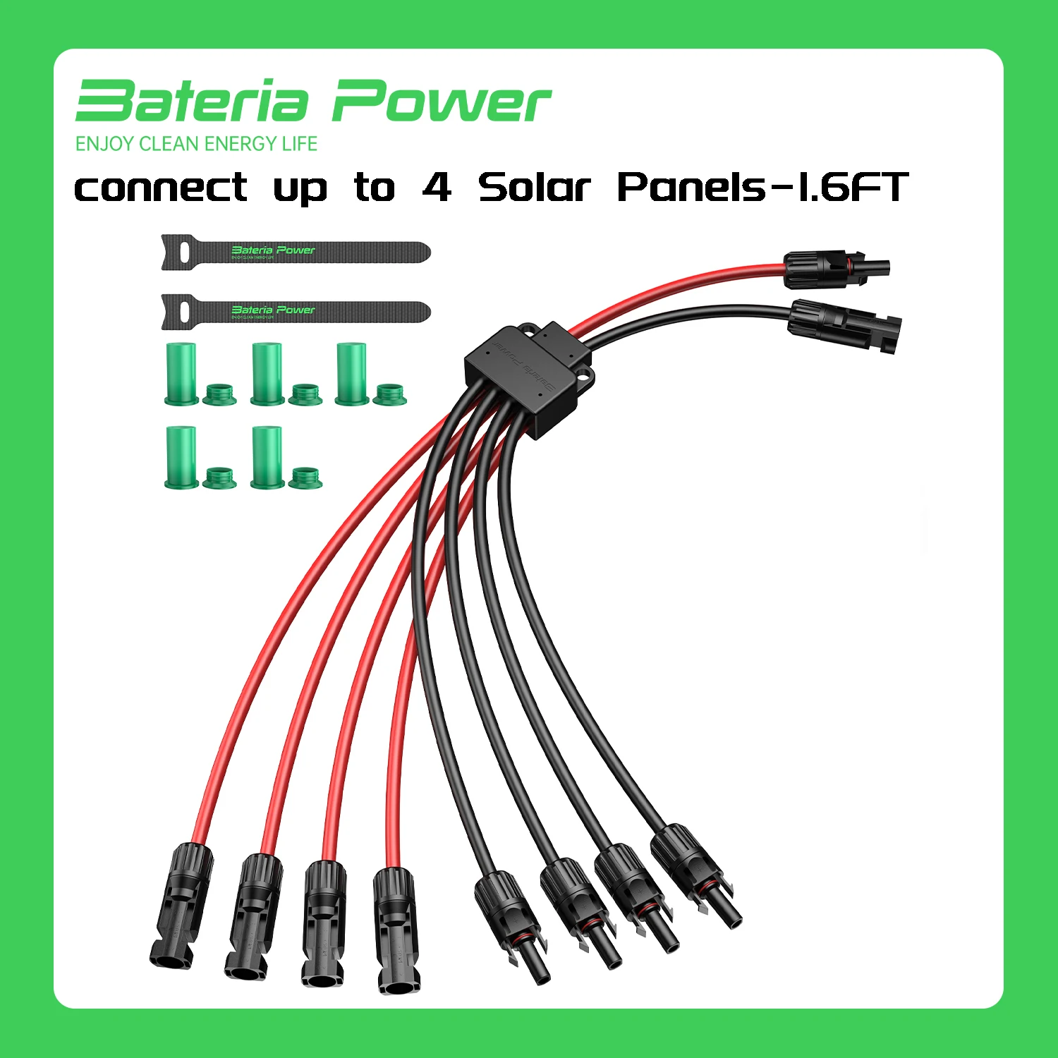 Солнечные разъемы Y-образный кабель 30А параллельный адаптер солнечного кабеля