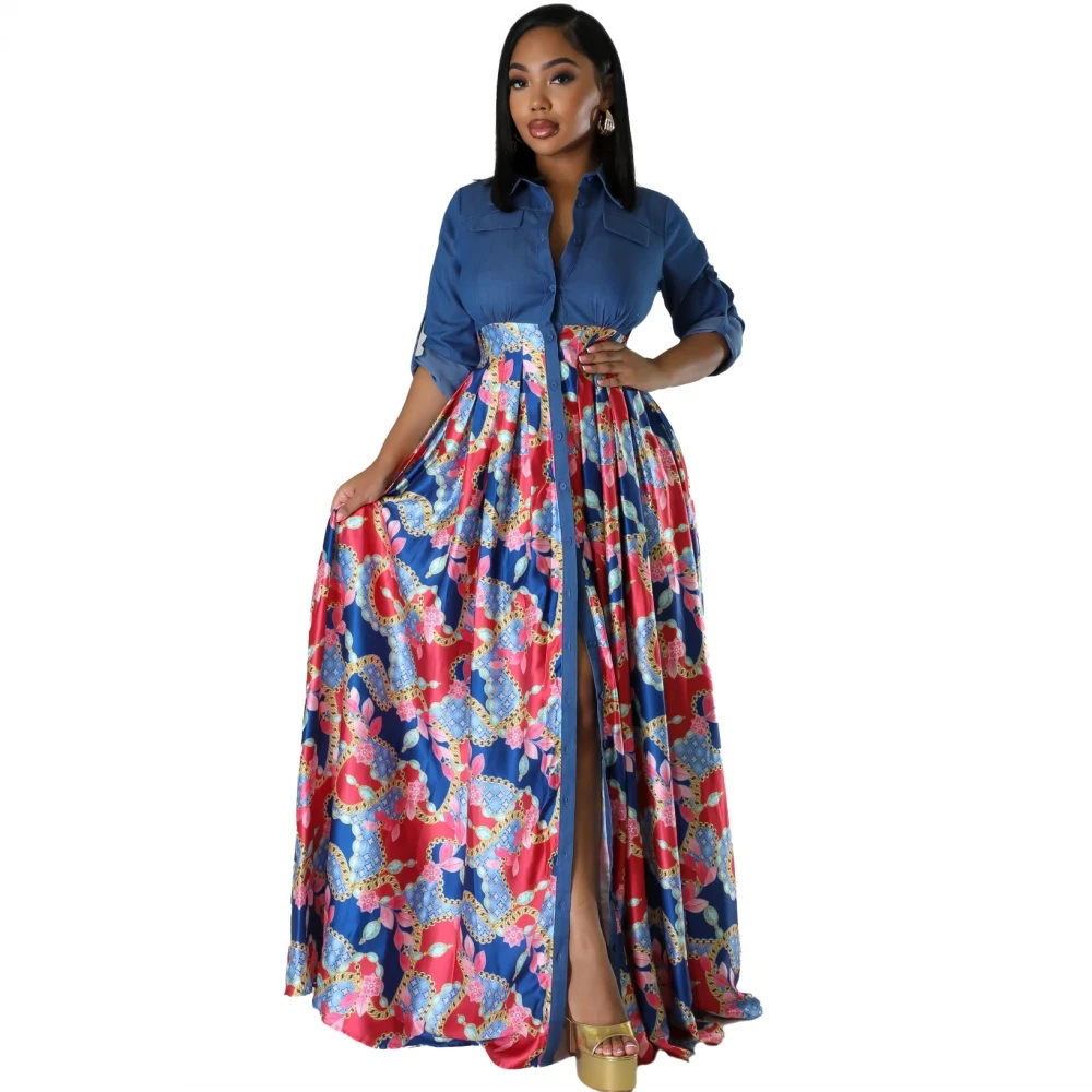 

African Dresses For Women Elegant Polyester 2023 New Muslim Fashion Abayas Dashiki Robe Kaftan Long Maxi Dress Turkish Africa