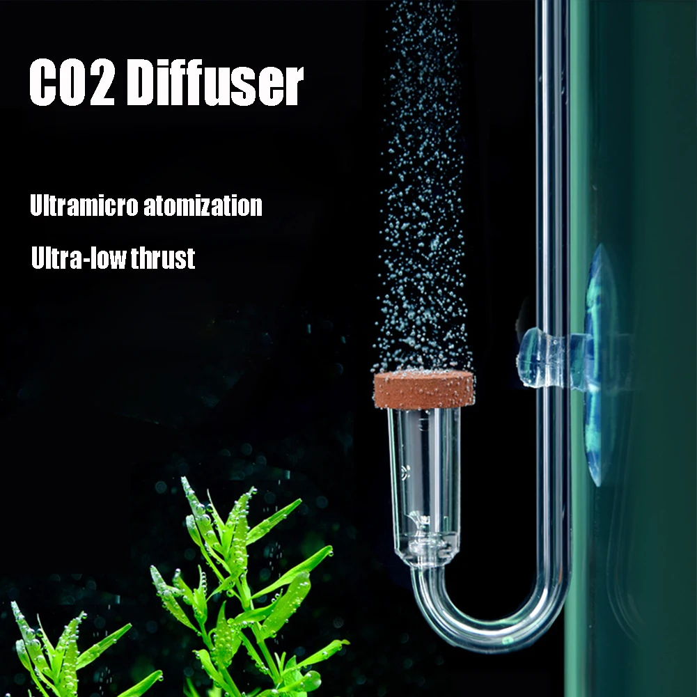 

CO2 Diffuser With Bubble Counter Atomizer Acrylic Aquarium Carbon Dioxide Transparent Refiner Fish Tank Aquarium Accessories