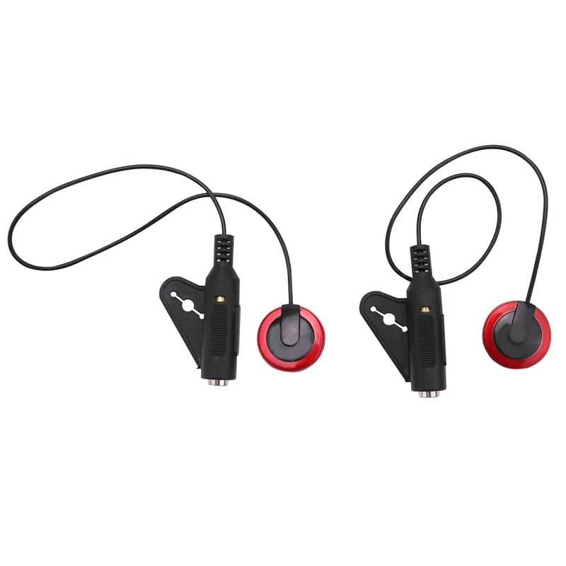 

Quality 2Pcs Piezo Contact Microphone Mic Pickup For Guitar Violin Banjo Mandolin Ukulele