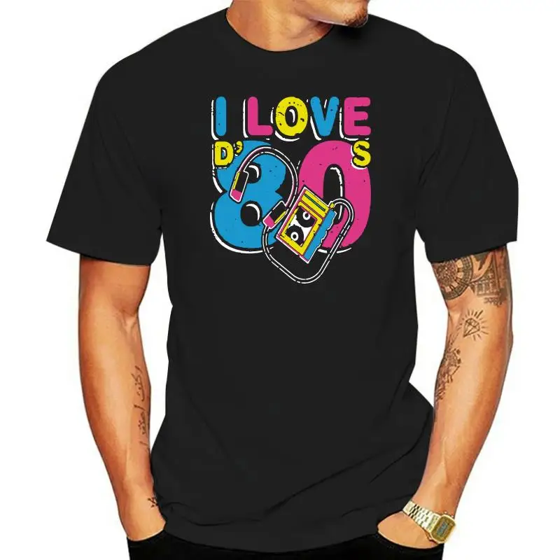 

80's Tshirt 80s clothes I Love D' 80s Party Shirt