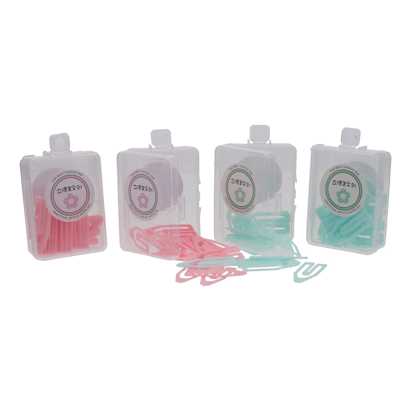 

1 Set 80Pcs Boat Shape Paper Clips Clips Paper Clips (Assorted Color)