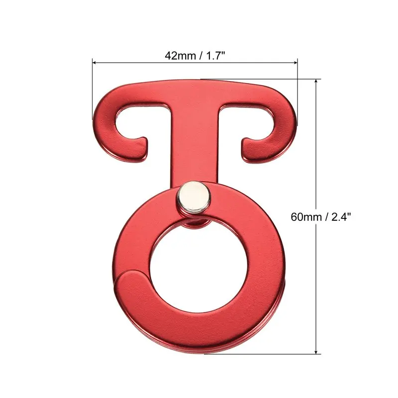 

Deluxe T-Ring Hooks, Tent Rope Buckles for Camping Cord Hanging.