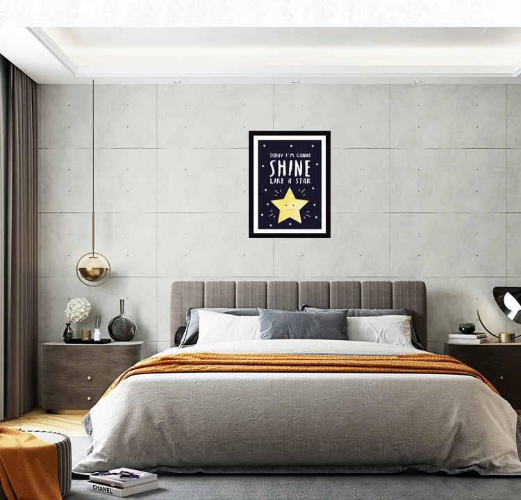 Простой художественный постер Three Ratels QMH42, наклейка на стену с мультяшными животными, аксессуары для украшения дома, гостиной