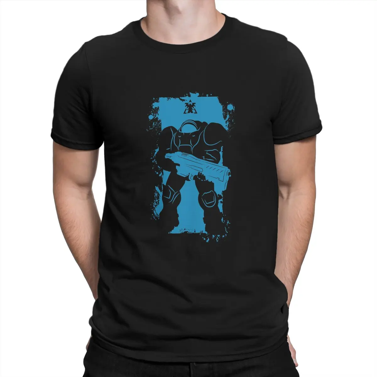 

Lock and Load Lightweight StarCraft Game T Shirt Grunge Crewneck TShirt Harajuku Streetwear Polyester