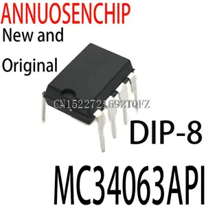 10PCS New and Original MC34063 34063AP1 DIP-8 MC34063API