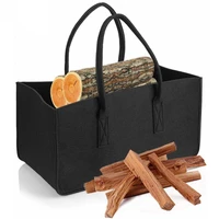 felt storage bag fireplace wood organizer bags foldable shopping handbag cosmetic organizer laundry sundries storage pouches