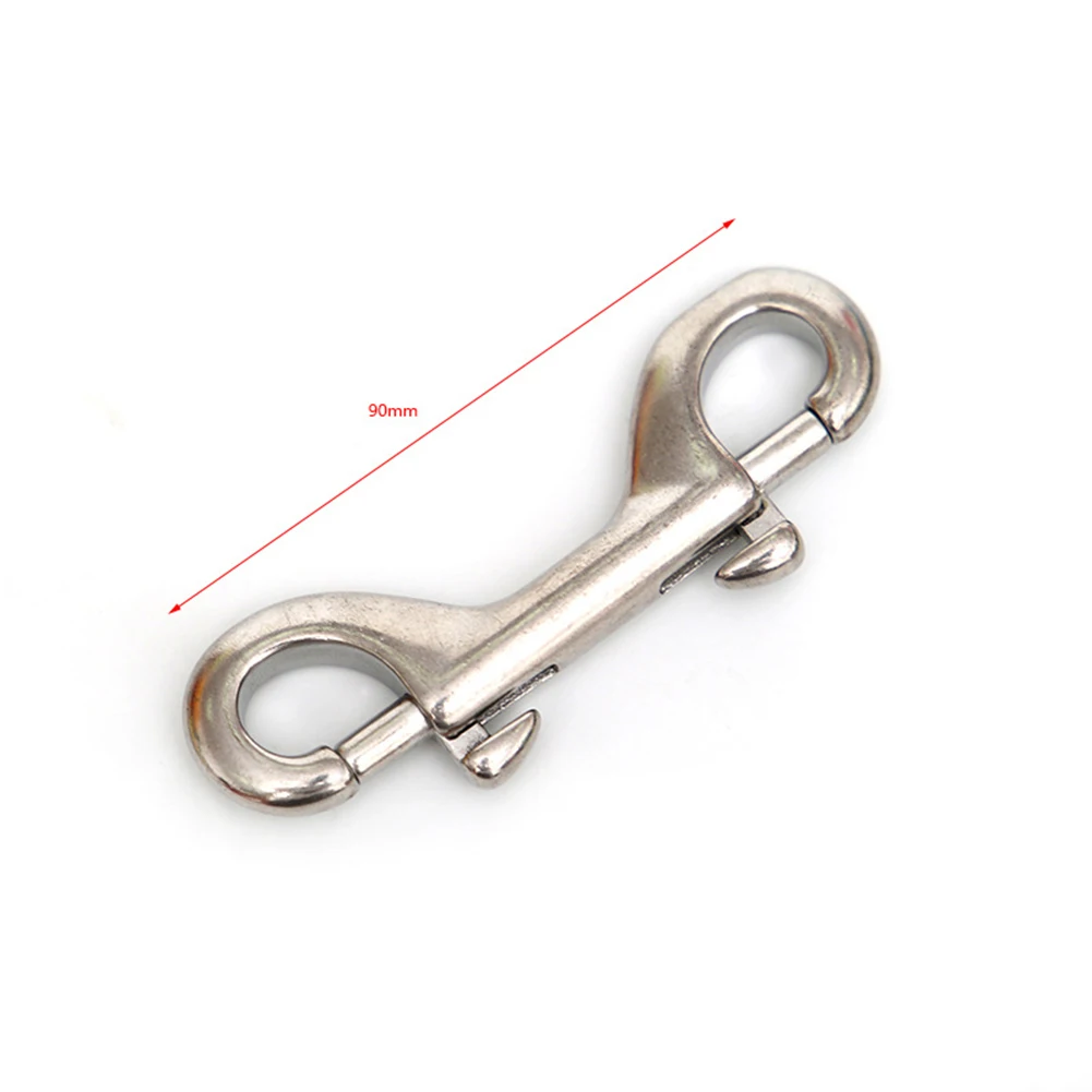 

Clip Snap Hook Double Ended Eye For Attachment Scuba Snap Bolt Stainless Steel Swivel 360 Degrees Bolt Carabiner