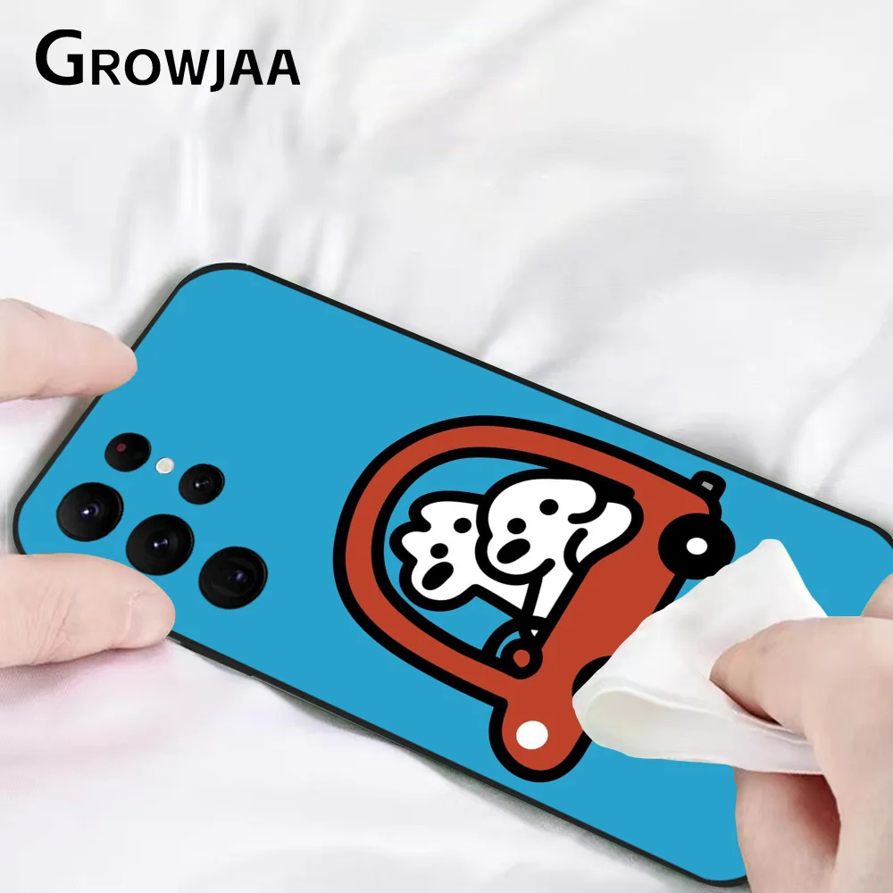 M-Matsui Art Phone Case for Samsung Galaxy S24 Ultra S22 S23 S21 S20 5G Protective Silicone TPU Funda