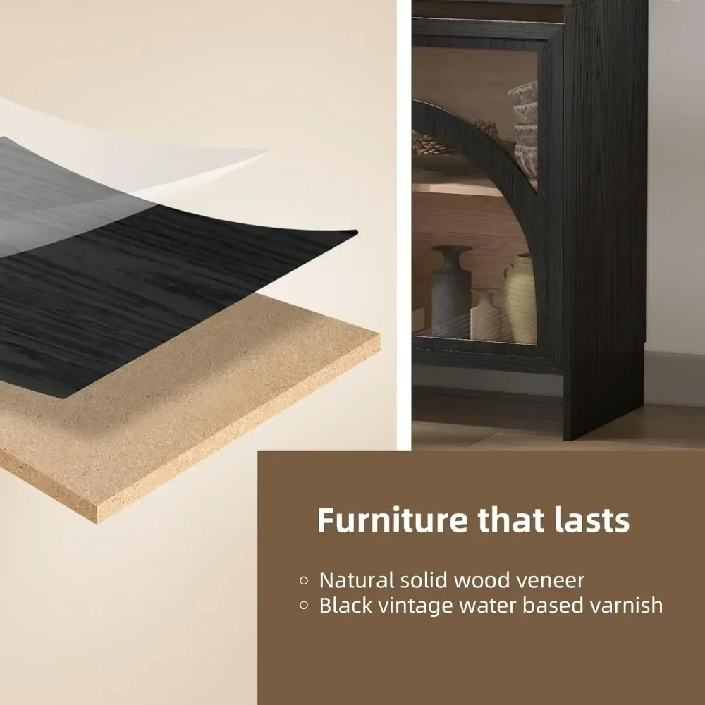 3 шт. кухонный шкаф для кладовой мебель стеклянная дверь регулируемая полка