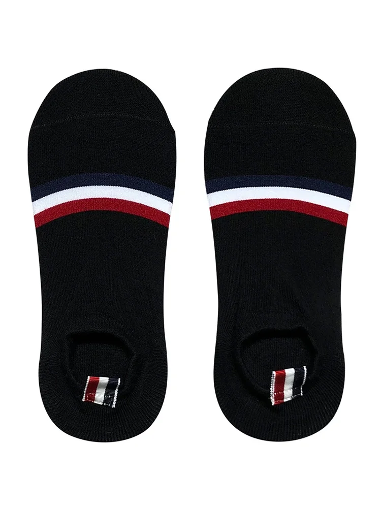 6 pairs of tb invisible socks ladies couple summer sports deodorant sweat-absorbing shallow mouth four bars