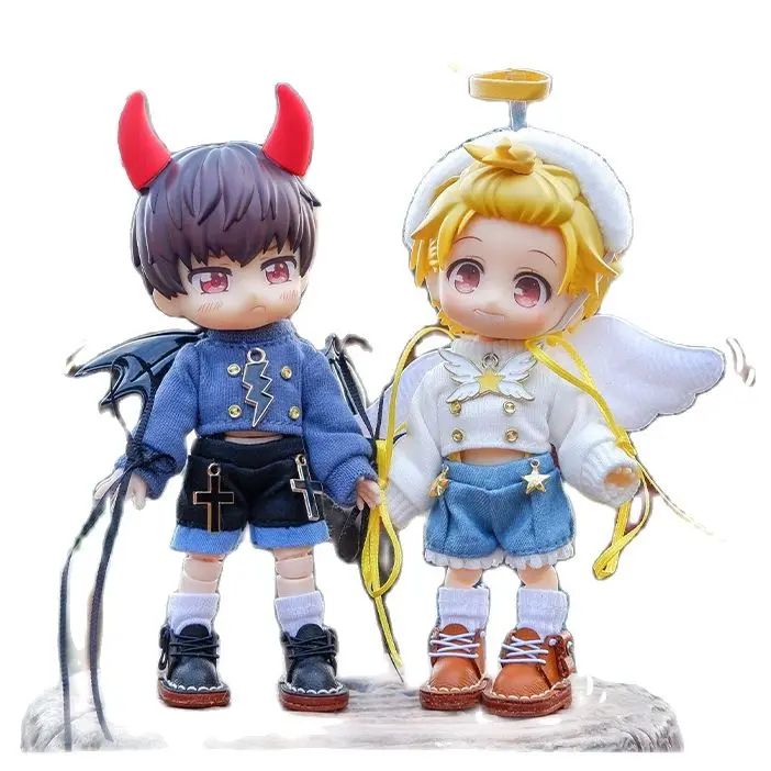 

OB11 doll clothes set for OB11 GSC P9 1--12 DDF body9 size cute little angel devil doll accessories (4 points)
