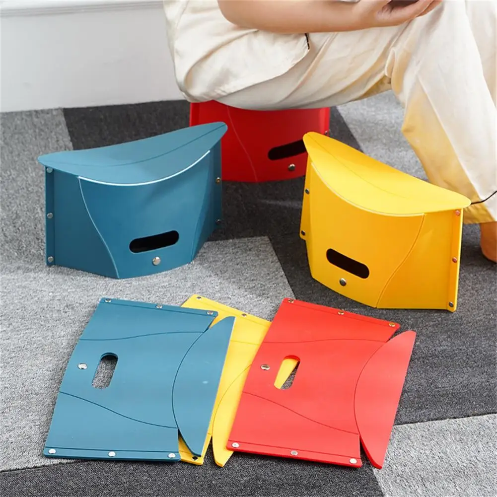 

Компактный компактный яркий складной портативный стул простого дизайна для кемпинга, стул для хранения и хранения
