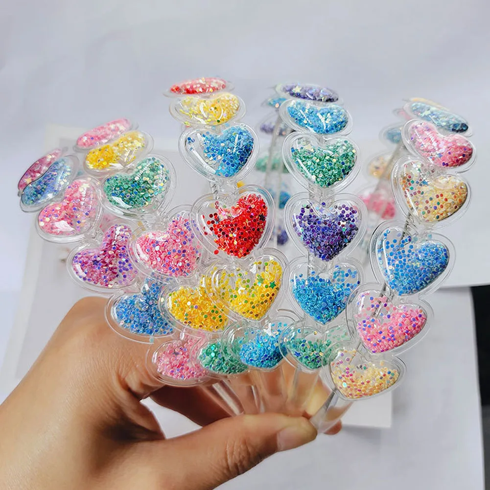 

1 шт., детский ободок для волос с блестками