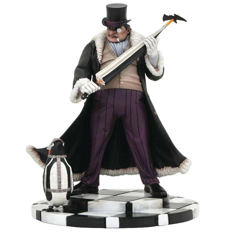 

Алмазные выбранные игрушки оригинальная DC Gallery Пингвин Oswald Cobblepot 9-дюймовая Коллекционная статуя из ПВХ от фигуры бесплатная доставка