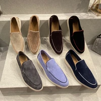 new flat bottom leisure lefu shoes spring and autumn wear 2022 summer fashion soft sole mens and womens single shoes