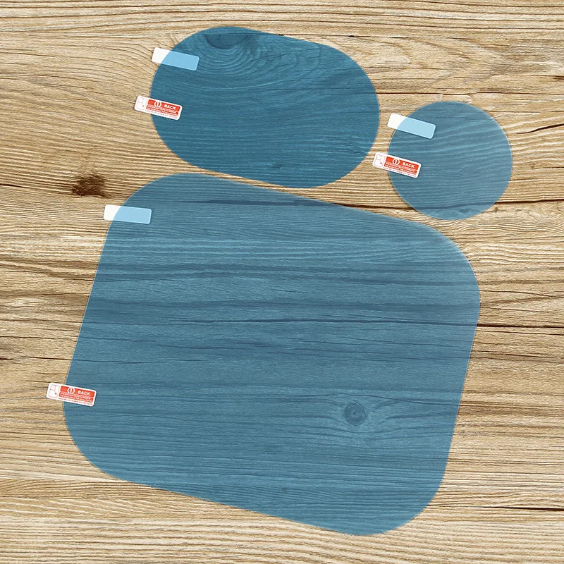 

Multi Sizes Car Truck Rearview Mirror Rain-proof Film Window Glass Anti-Fog Anti-reflective Clear Waterproof Sticker Films car
