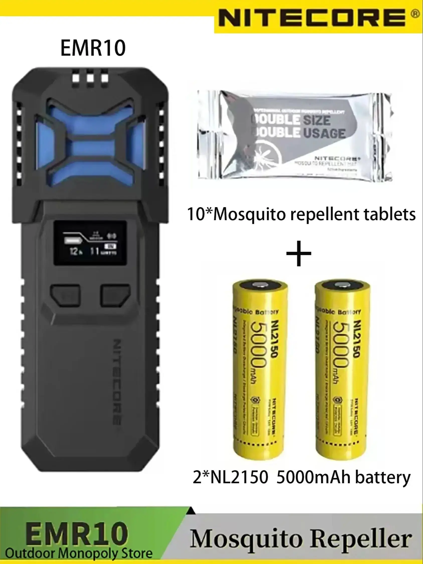 

NITECORE EMR10 Ультразвуковой отпугиватель комаров