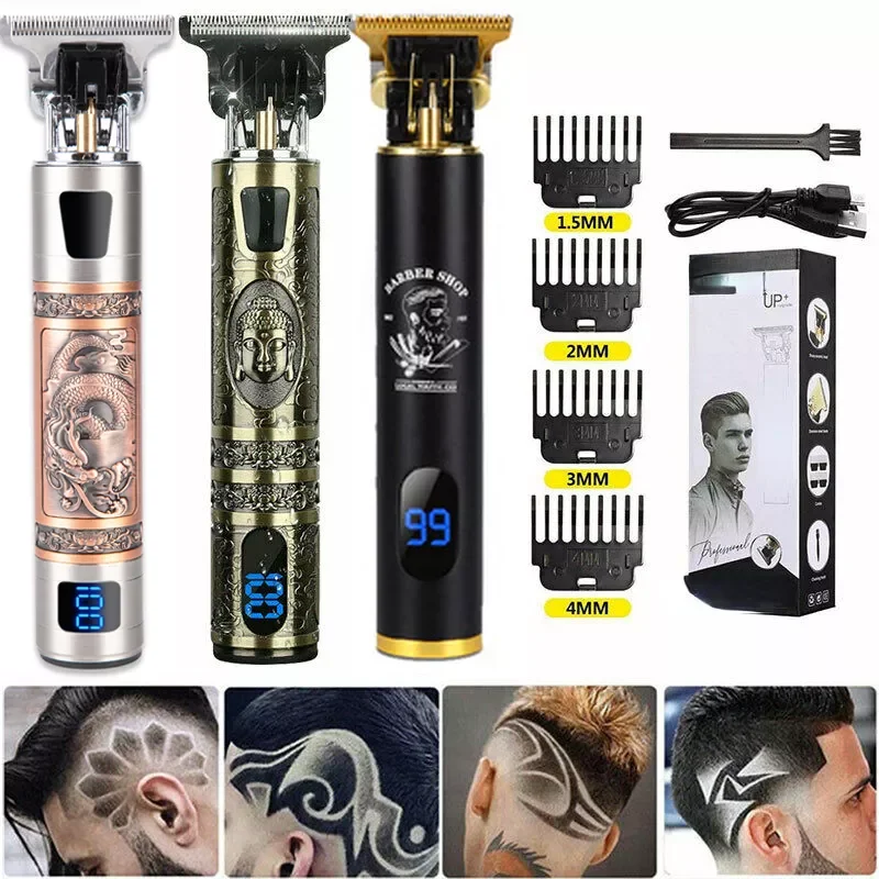 

in Trimmer Barber Hair Clipper Hair Cutting Machine Beard Trimmer Shaving Machine Wireless Men Shaver sonic home appliance
