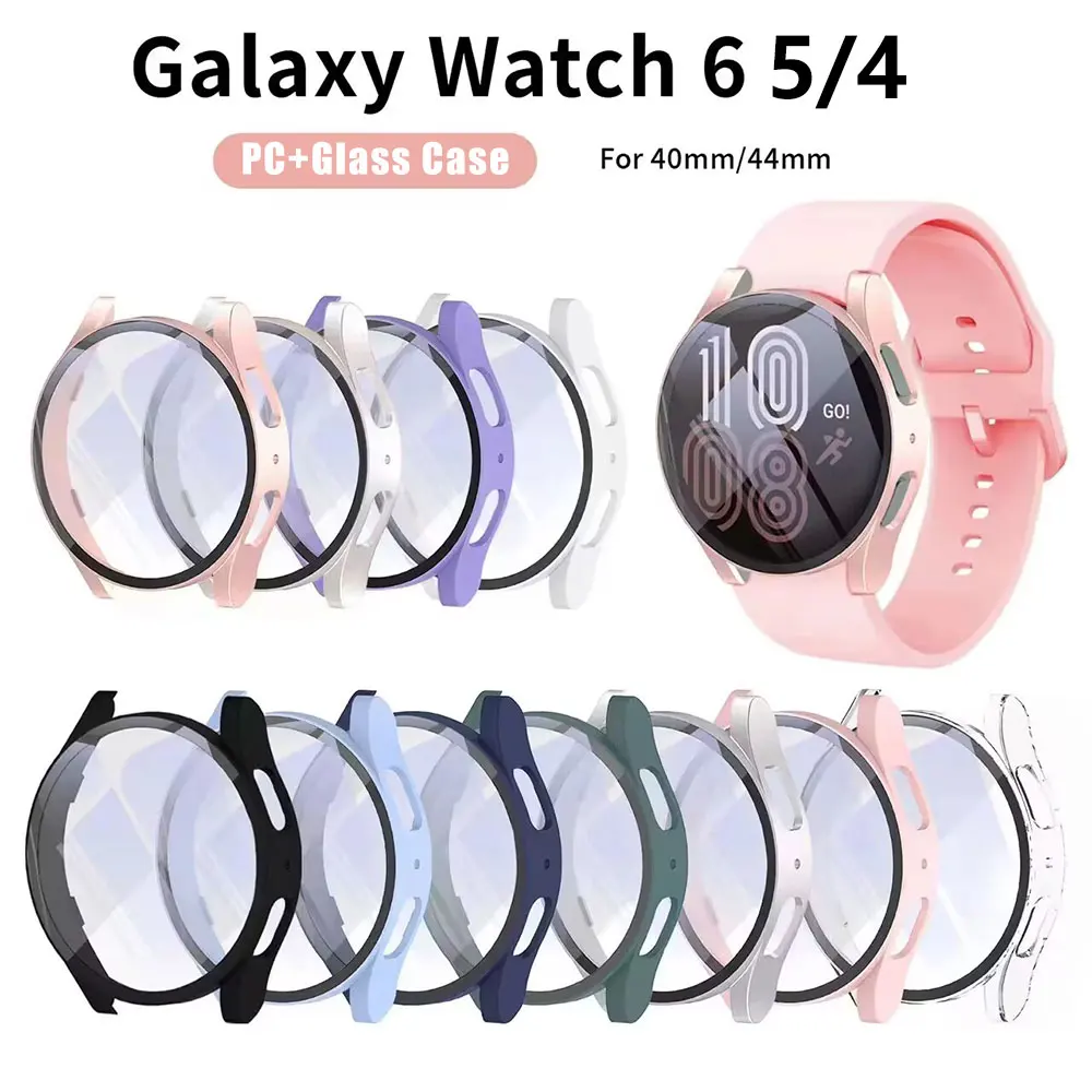 Стекло + чехол для Samsung Galaxy Watch 4/2/3 40 мм 44