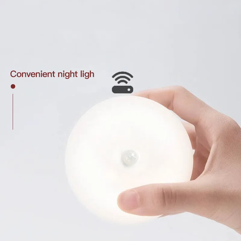 

Sensor Night Light USB Rechargeable Toilet Wall Lights For Baby Bedroom Bulb Backlight Closet Cabinet Light Stairway Light