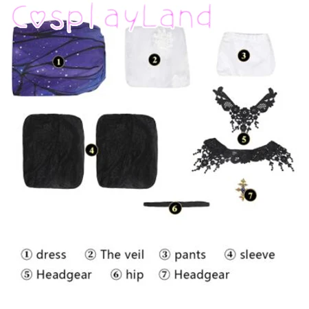 Aponia Cosplay Costume Game Honkai Impact 3 Aponia Dress Halloween Nun Uniform Cosplay Wig Women Suit Role Play Outfits Dress