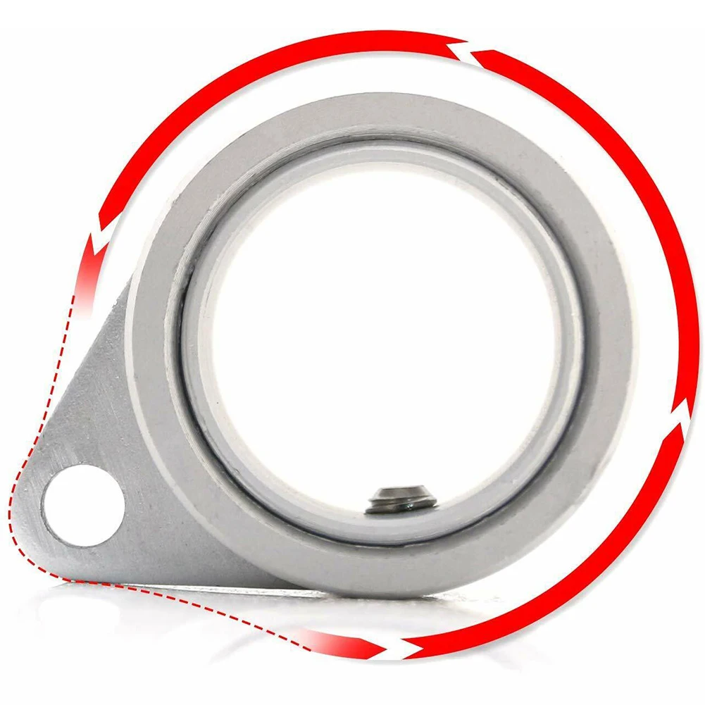 

Parts Flag Pole Ring For 0.75-1 Inch Pole Sliver 360° Rotating Aluminum Alloy Aluminum Pole Swivel Ring Anti-Wrap