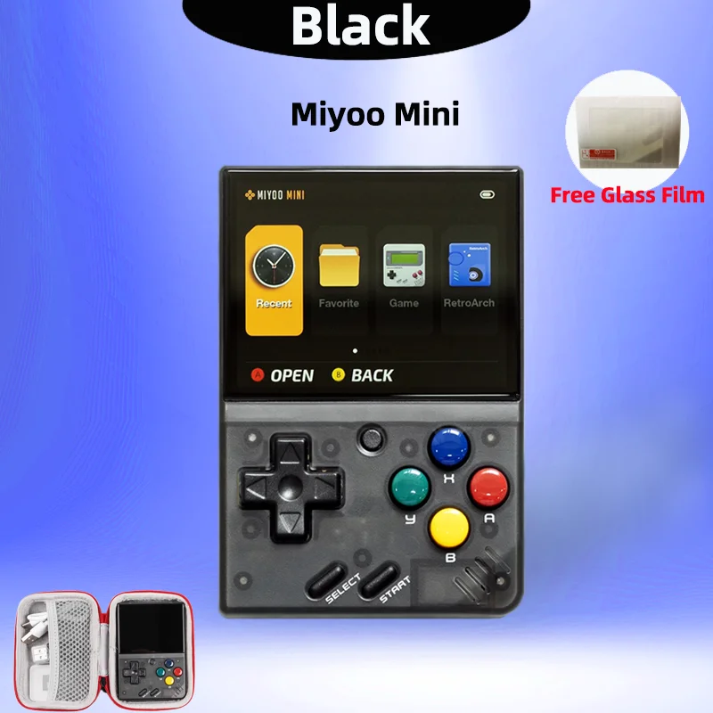Мини-игровая консоль Miyoo оса-экран 2 8 дюйма в стиле ретро игровая приставка -