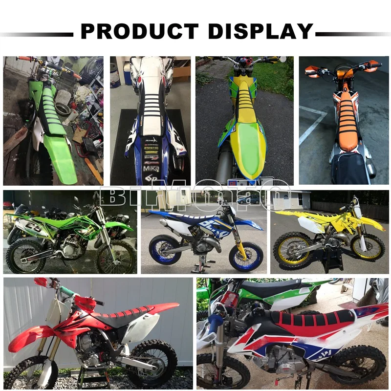 Фото Для Honda CR CRF XR 125 250 450 110 230 90 R L X F M внедорожные Испытания велосипед Мотокросс Эндуро сиденье Подушка Наволочка CRF250 CRF450 №4