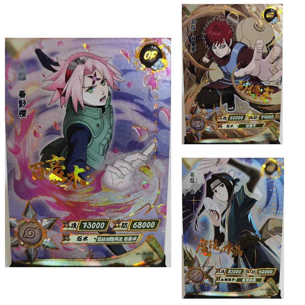 

Naruto Animation Cartoon Characters Card Collection Card Kakashi Senju Tobirama Anime Peripheral Genuine Card Children Gift Toys