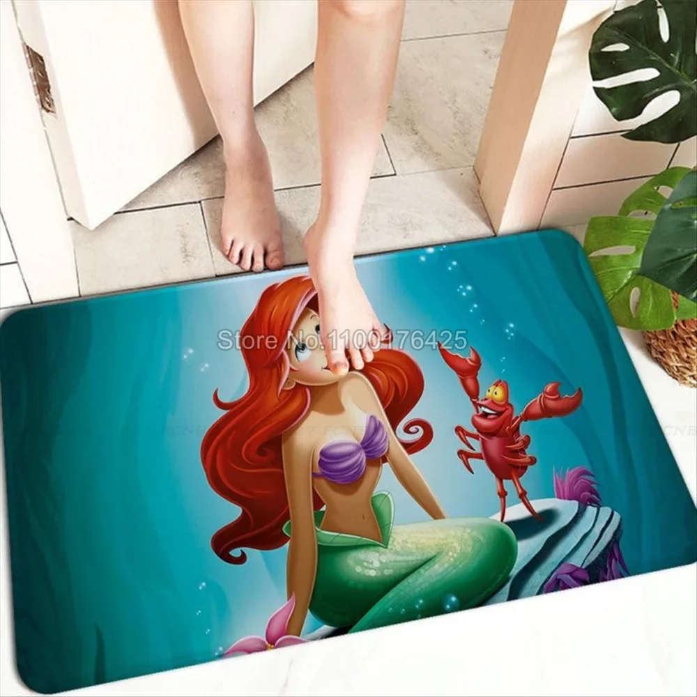 Живая маленькая Русалочка Ариэль ковры напольный коврик украшение для спальни