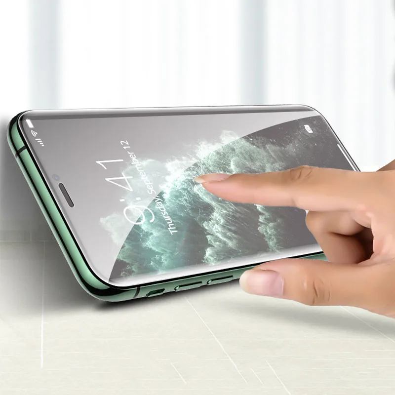 Защитное стекло 3D для Apple iPhone 11 Pro Max X XR XS 6 6S 7 8 Plus SE 2020 | Мобильные телефоны и