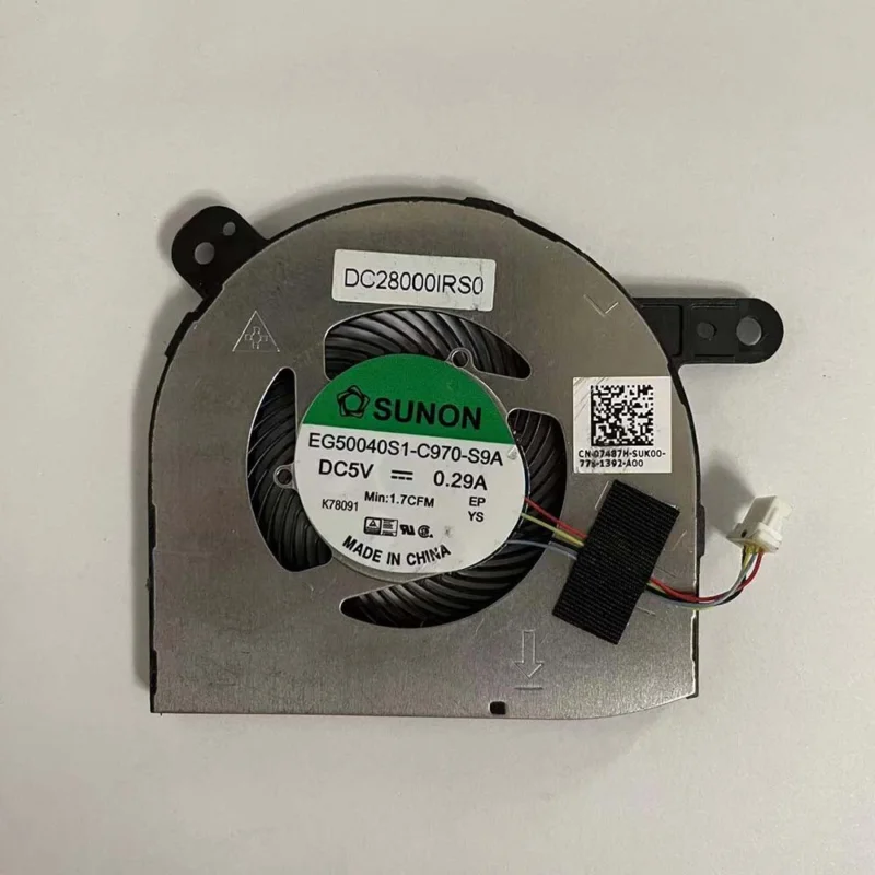 Охлаждающий вентилятор для Dell 5285 5 В постоянного тока 0 29 А EG50040S1-C970-S9A 07487H 7487H