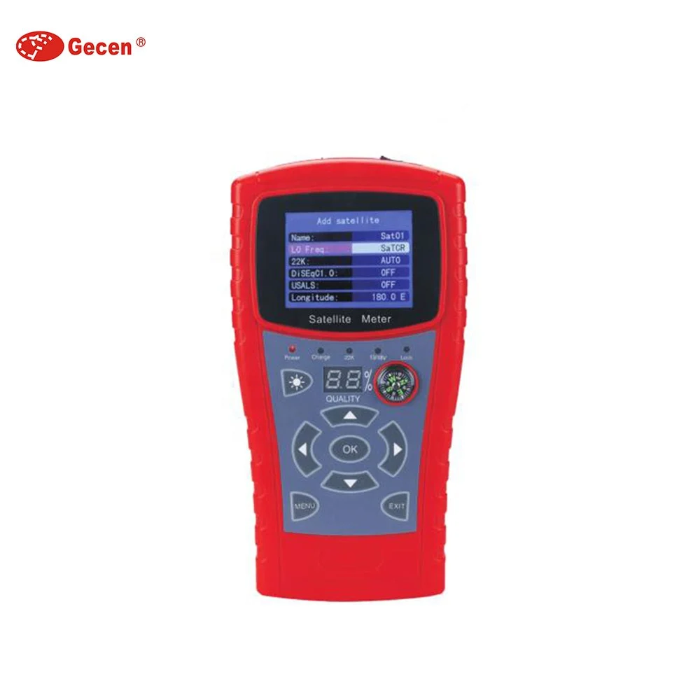 Фото Gecen Dvb S2 Dvb S Цифровой Hd Finder Спутниковый измеритель сигналов №3