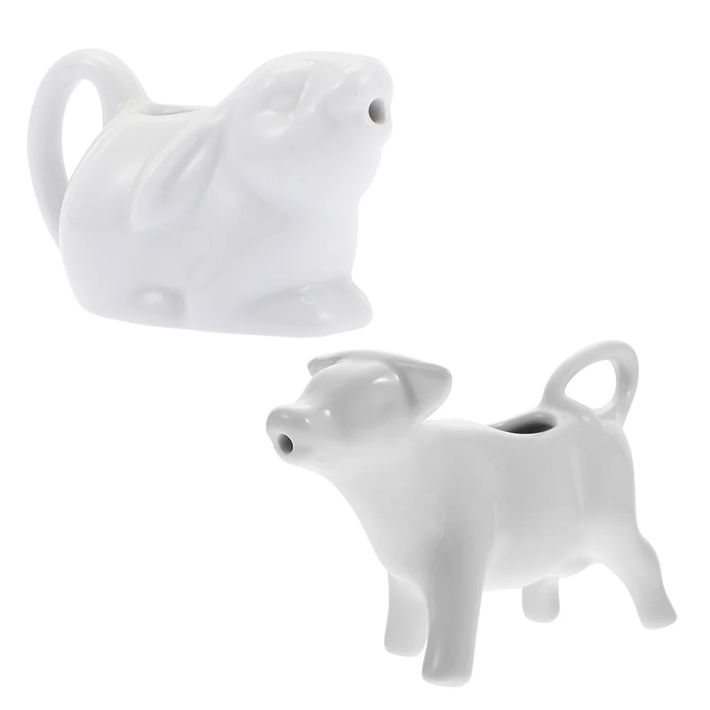 

Creamer Pitcherjug Coffee Ceramic Pourer Sauce Gravy Cow Shaped Animal Cup Dispenser Cups Cream Server Serving Frothing Syrup