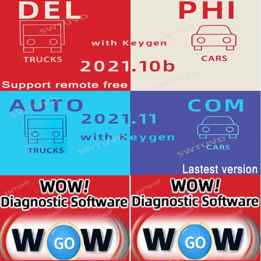 Del phi 2021.10b с кейгеном + Auto 2021.11 COM W0W 5.0012 Программное обеспечение DS 150 OBD2