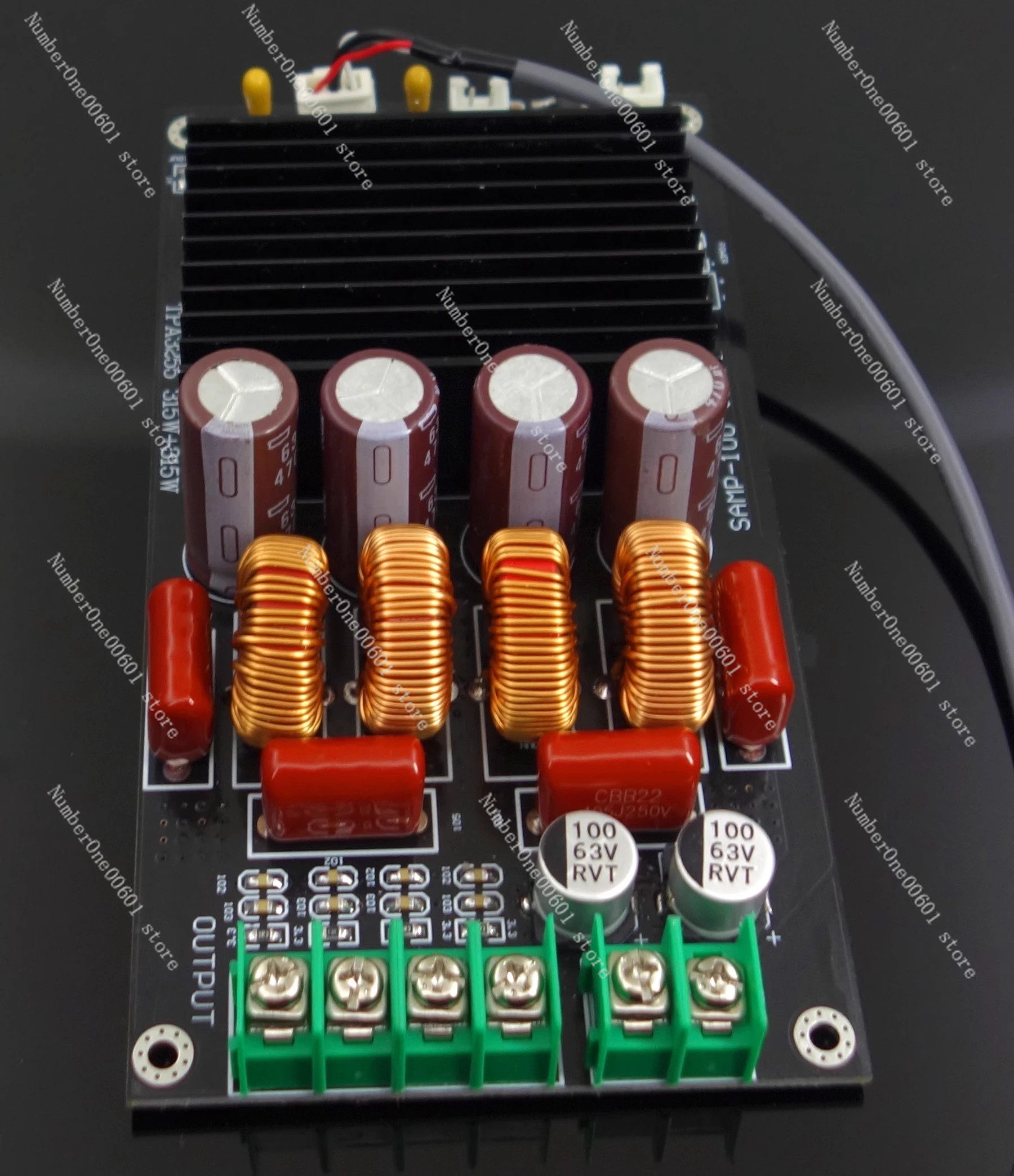 Плата цифрового усилителя SAMP-100 TPA3255 2x300W 600W fever HIFI высокая мощность 2 канала