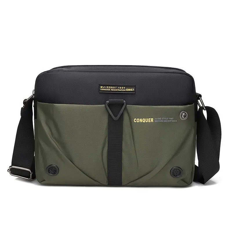 

Horizontal Casual Men's Shoulder Bag Large-capacity Messenger Bag Outdoor Travel Commuter Bag Crossbody Bags for Men Sling Bag