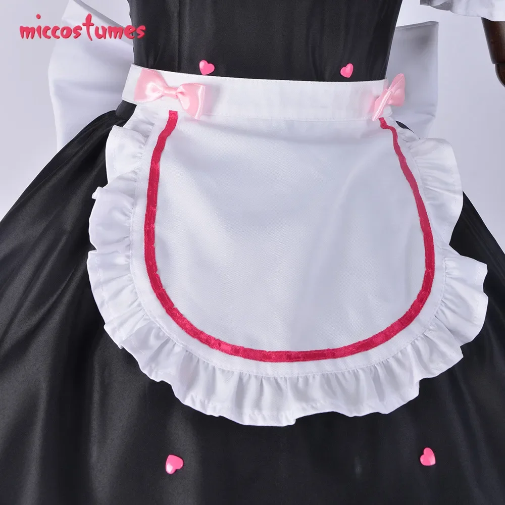 Женский костюм для косплея Nekopara Chocola платье горничной с фартуком подъюбник