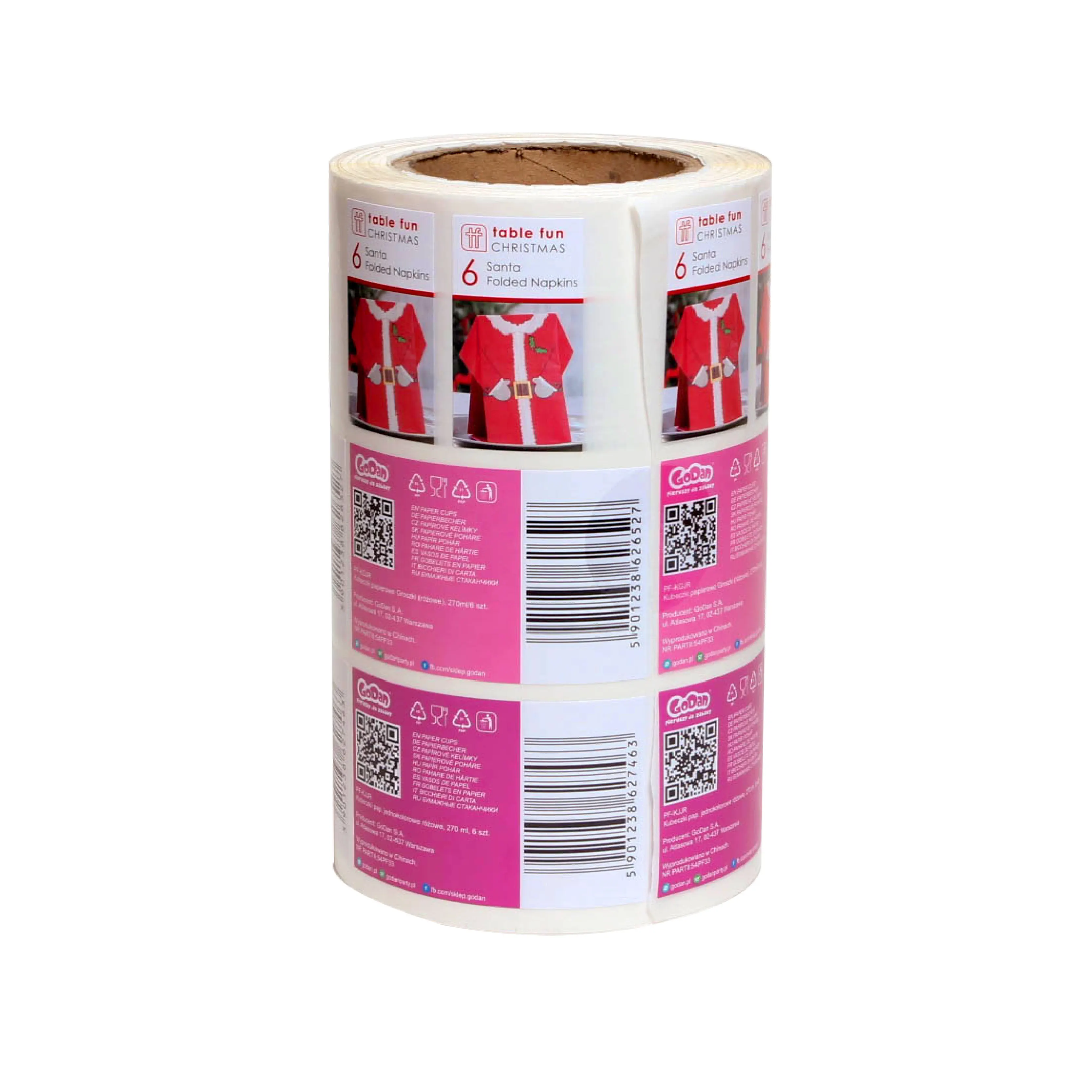 

100pcs Custom Stickers Waterproof Reusable PVC Cartoon Bar Code Label Box Decorate Colorful and for Products seal Rectangle