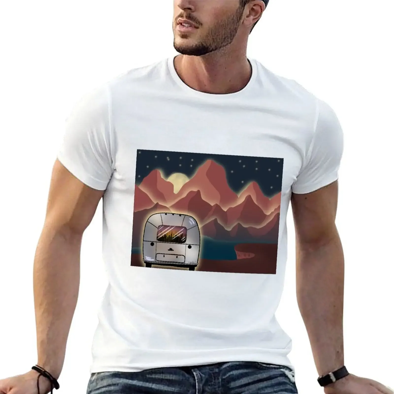 Футболка Airstream Leave it all behind эстетическая одежда синие арховые футболки для