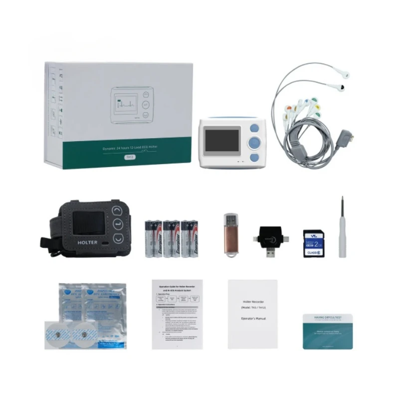 Hotler Dynamic 12 Leads channel Holter Supervise 48-hour continuous Supervising