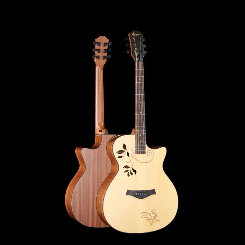 Дорожная Акустическая гитара Jazz Fender шестиструнная Высококачественная